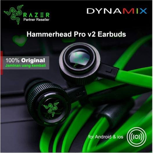 Razer HAMMERHEAD PRO V2 Gaming In-Ear Headset | Earphone Headphones with Microphone