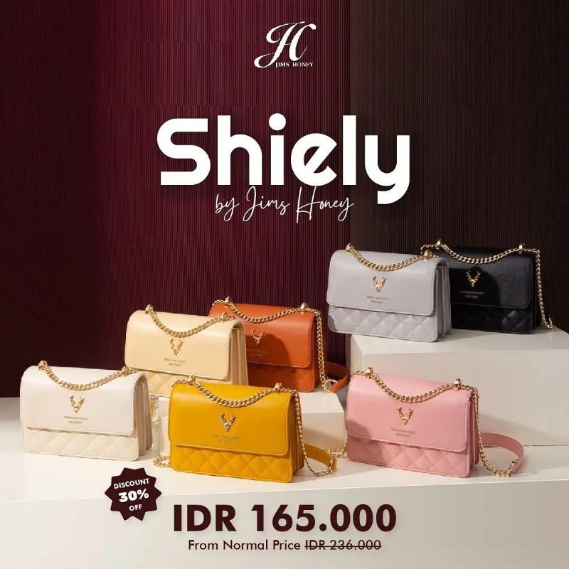 JIMS HONEY Tas Selempang Wanita Shiely Bag Tas Selempang Model Baru