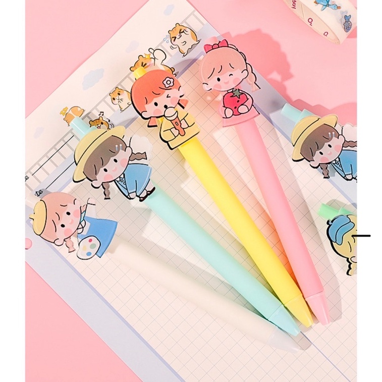 KENSHO Pulpen Bensia Topper Acrylic Karakter Lucu Import/ Bolpen / Pen / Pena