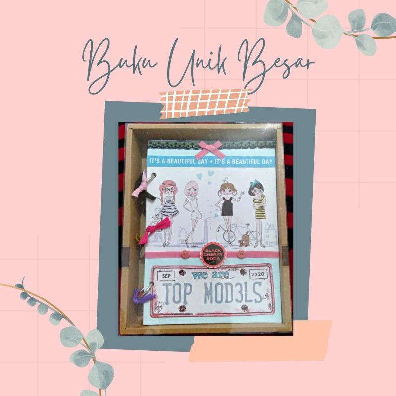 

buku unik kado lucu hadiah menarik buku catatan polos note book hand made