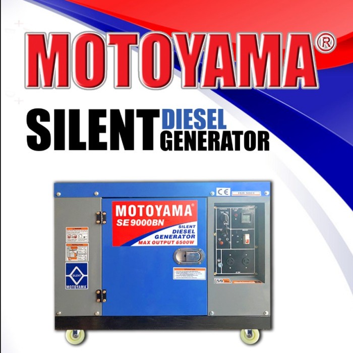 Generator MOTOYAMA SE 9000BN Silent Genset 6000 Watt Solar SE9000BN