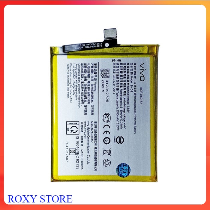 BATTERY BATERAI VIVO B-D9 V9 Y85 ORIGINAL