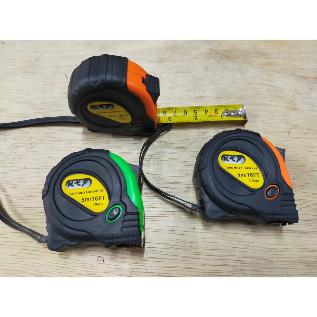 METERAN TUKANG MEASURING TAPE METERAN KARET 3m 5m 7.5m MURAH