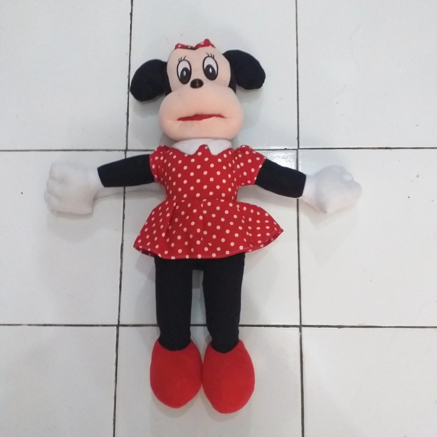 Boneka Mickey Mouse Minnie Mouse 60 cm / Boneka Disney 0.6 meter LUcu banget ^^^