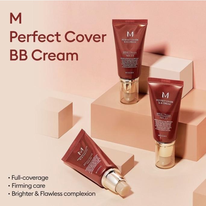 Jual Promo Missha M Perfect Cover Bb Cream Spf 42 Pa+++ 50Ml | Shopee ...