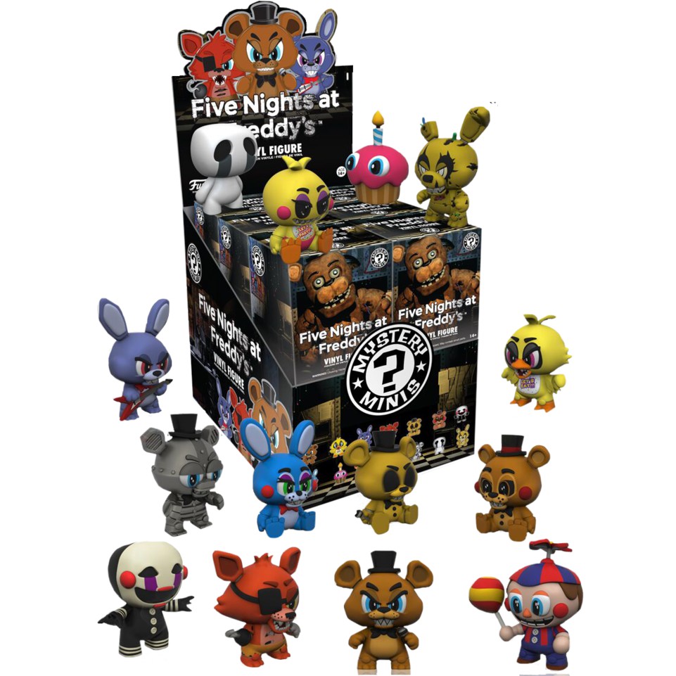 freddy fazbear's pizzeria simulator mystery minis
