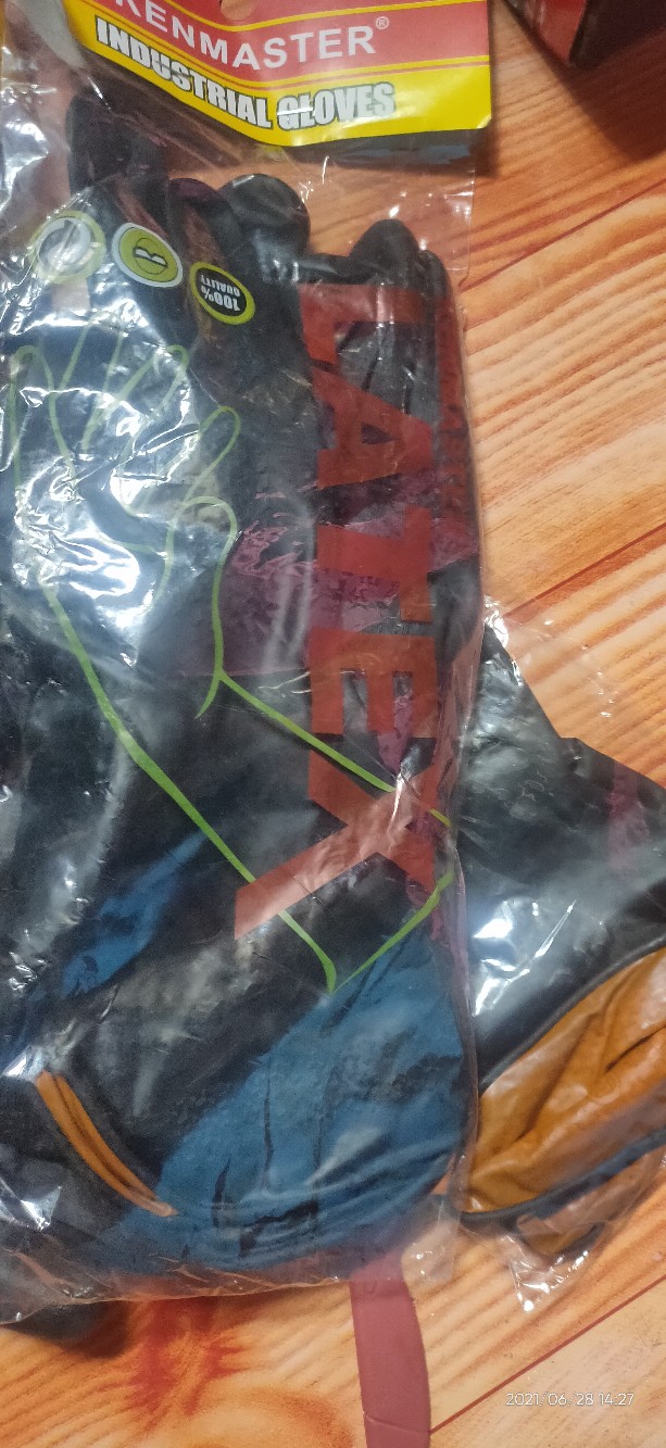 Kenmater Sarung Tangan Karet Hitam - Latex Hand Gloves