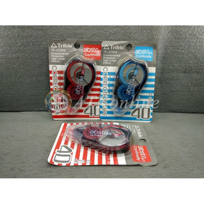 

Tipex Kenko - Refill Tipex Tombow - Correction Tape Correction Tape Trifelo Tf-Ct912 40Mx5Mm Produk