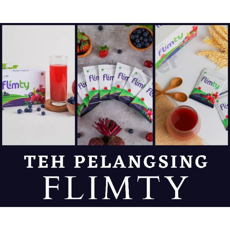 FLIMTY FIBER / PELANGSING HERBAL DETOX Trial Pack 1/2 Box [8 Sachets]