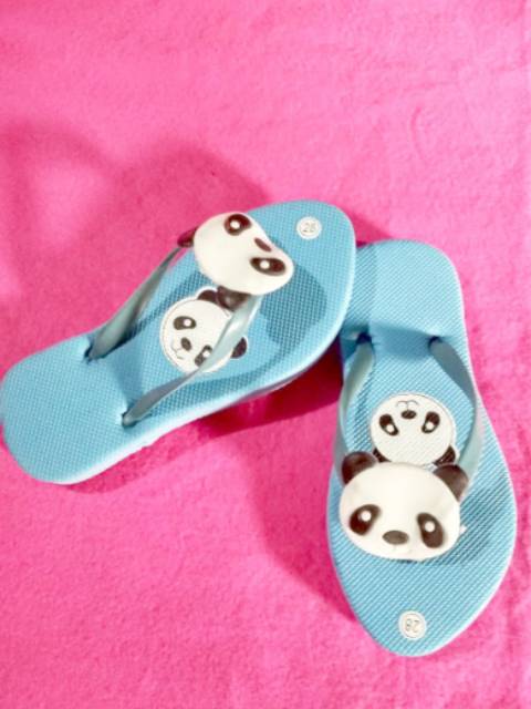 Sandal Jepit Anak laki laki dan perempuan Motif Panda