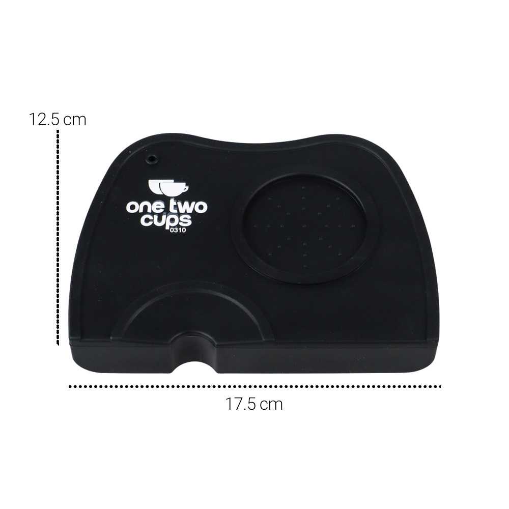 TD - PR1 One Two Cups Silicone Holder Mat Tamper Kopi Espresso Barista - 0310-1