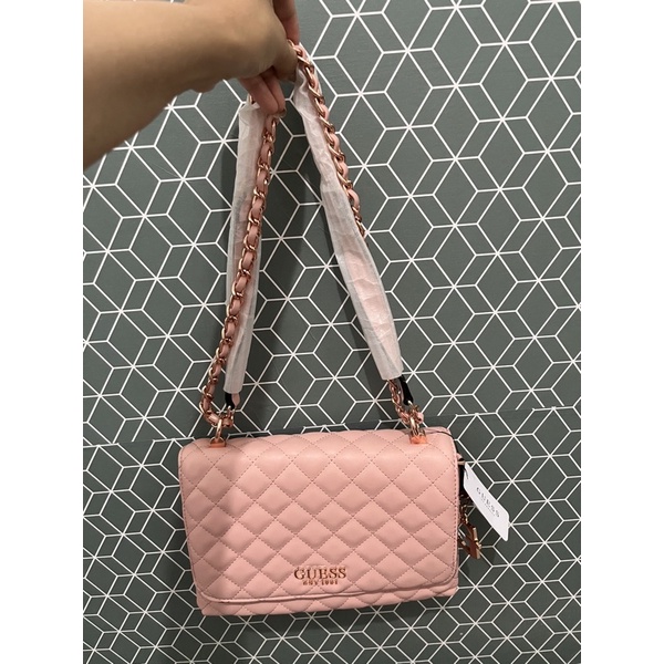 Guess Shoulder Bag Pink ORIGINAL