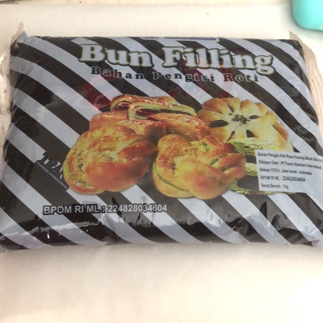 

Trans bun filling / selai kacang merah exp: apr 2025