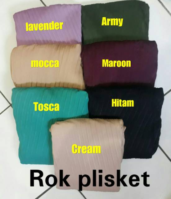 [BISA COD] ROK PLISKET / FLARE SKIRT HYGET