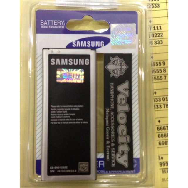 Baterai Batere Original Samsung Note 4 N-910