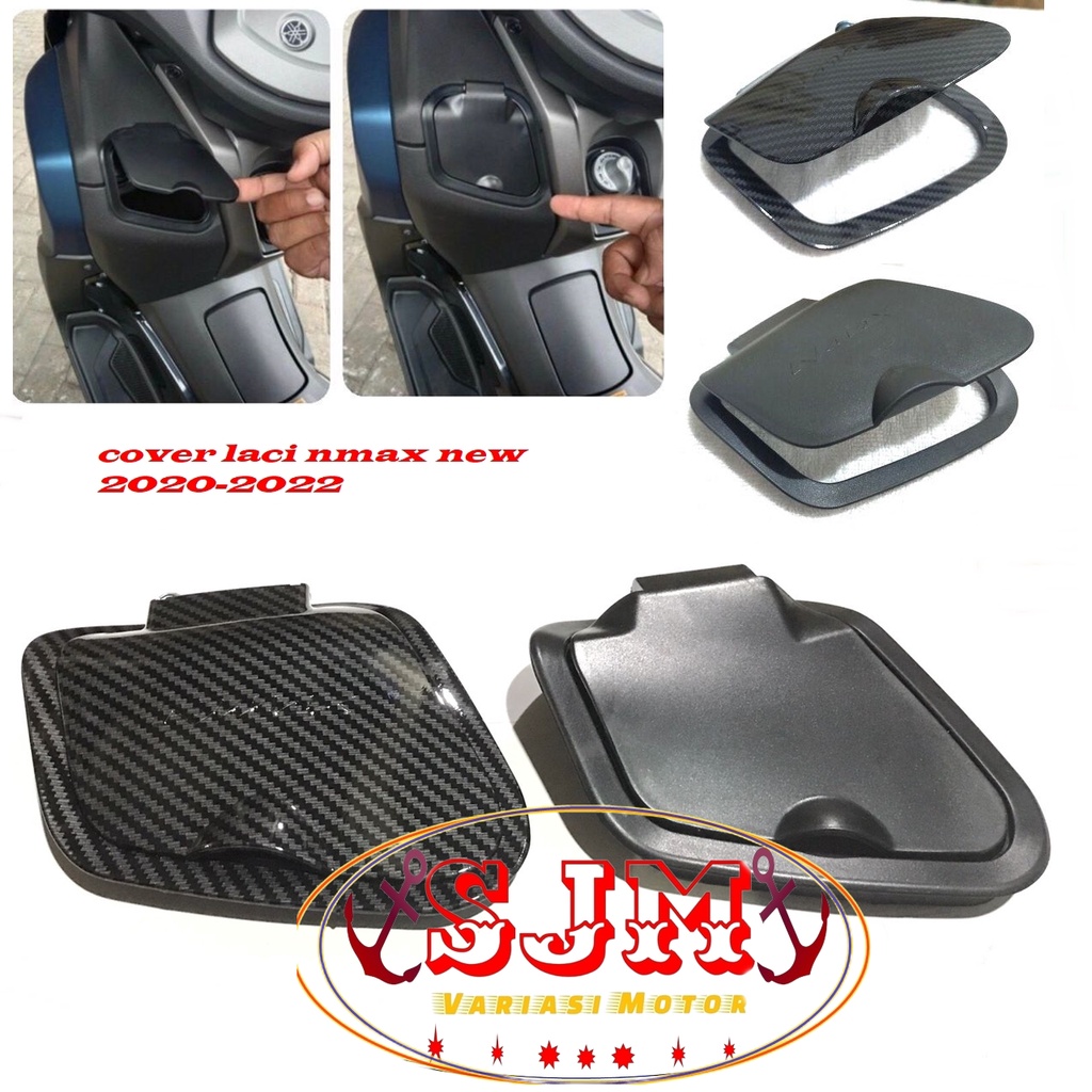 COVER LACI NMAX NEW 2020-2022 COMPARTMENT COVER DEPAN TUTUP LACI KIRI DEPAN YAMAHA NMAX 2020/2021/2022