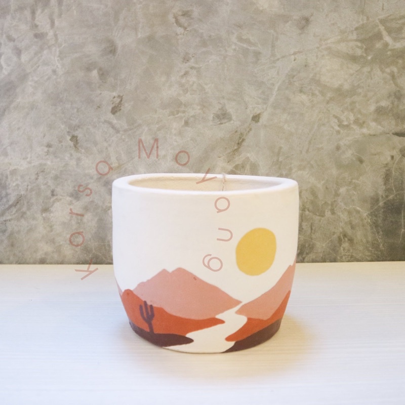 

Pot Tanah Liat Lukis / Gerabah / Terracota - Skyline