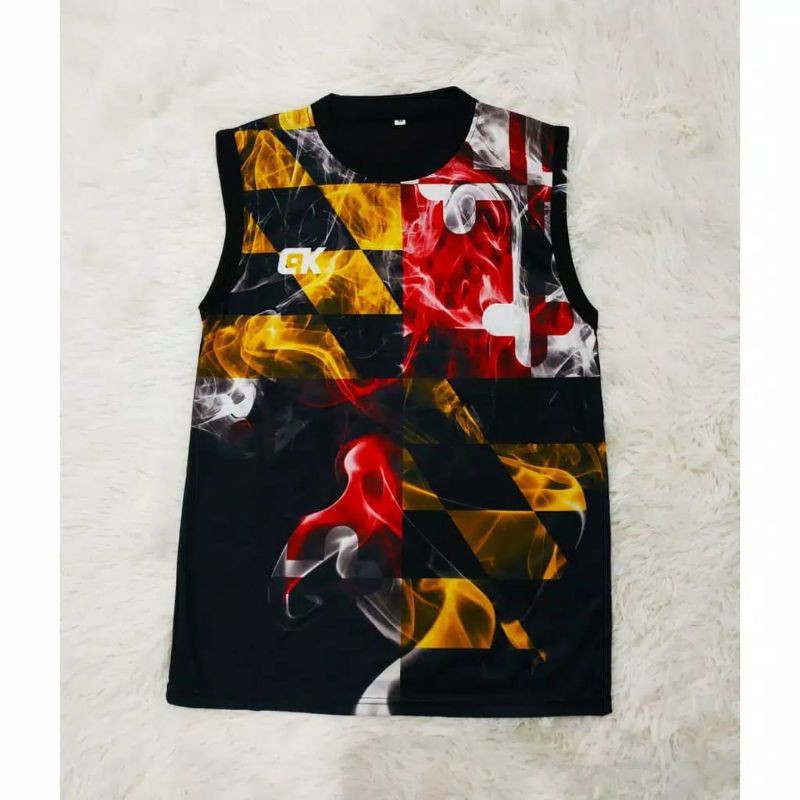 SINGLET TIE DYE OLAHRAGA / SINGLET PRINTING / SINGLET BOLA / SINGLET VOLLY / SINGLET BADMINTON /