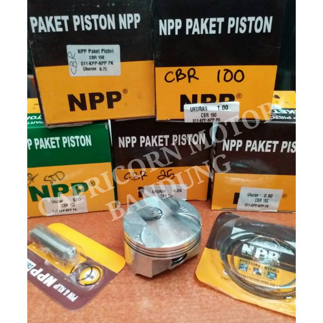 Piston Kit CBR150 CBR 150 LAMA KARBU NPP oversize STD 25 50 75 100