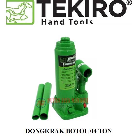 Tekiro  Dongkrak Botol 4 Ton Hydraulic Bottle Jack