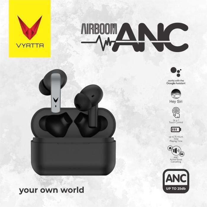 VYATTA Airboom ANC TWS Bluetooth Headset / Earphone , ANC up to 25db
