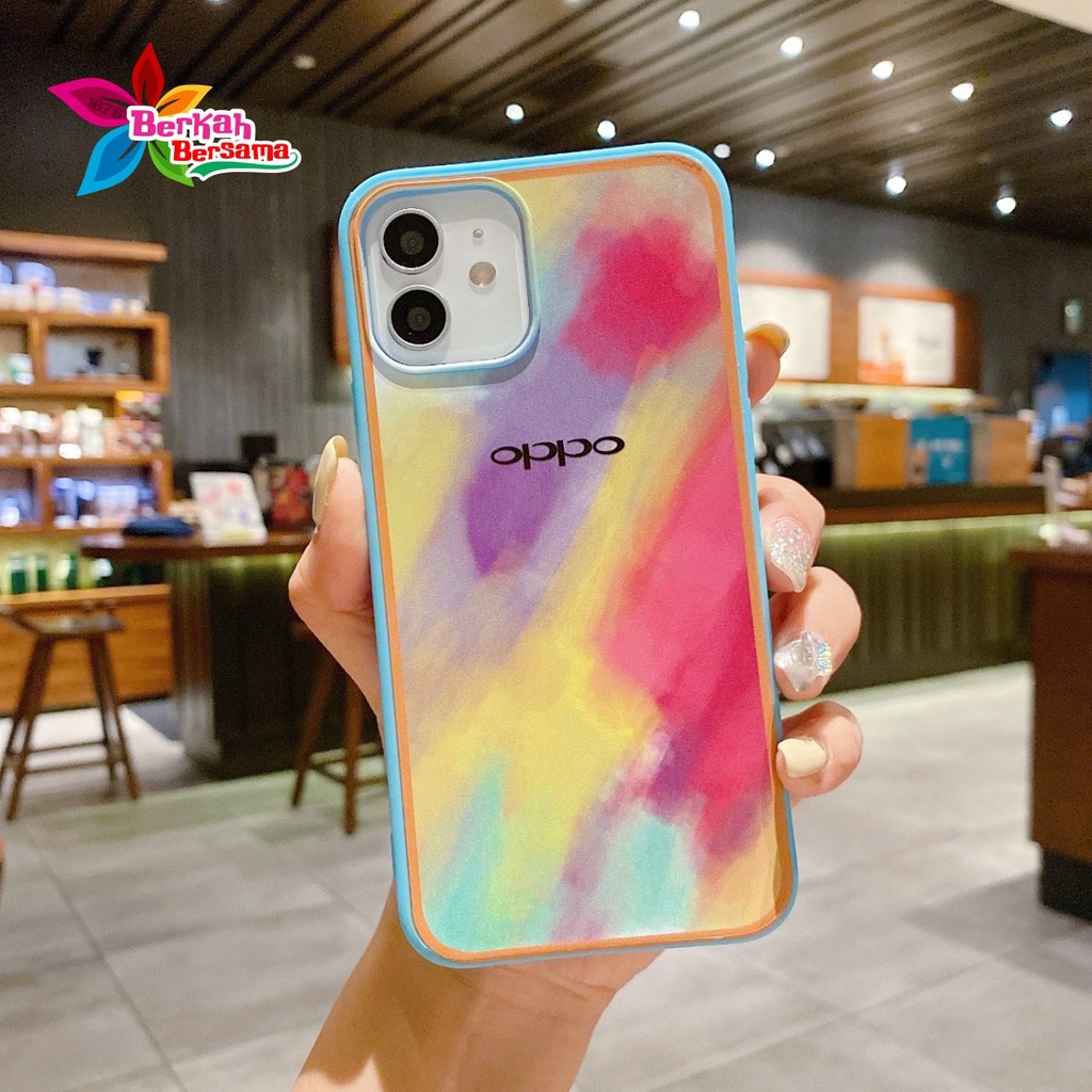 SS044 SOFTCASE RAINBOW OPPO A3S A5S F9 A7 A12 F1S RENO 4 4F 5F A94 A59 A11K BB5659