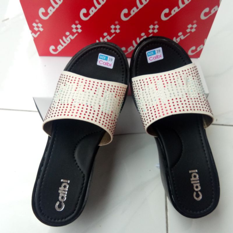 Sandal Wanita Wedges Calbi Selop Air