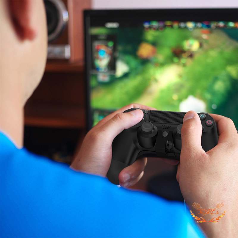 (KIFIL)PS4 Extended Gamepad Tombol Kembali Lampiran Joystick Tombol Belakang dengan Adaptor Kunci Turbo Aksesoris Pengontrol Game