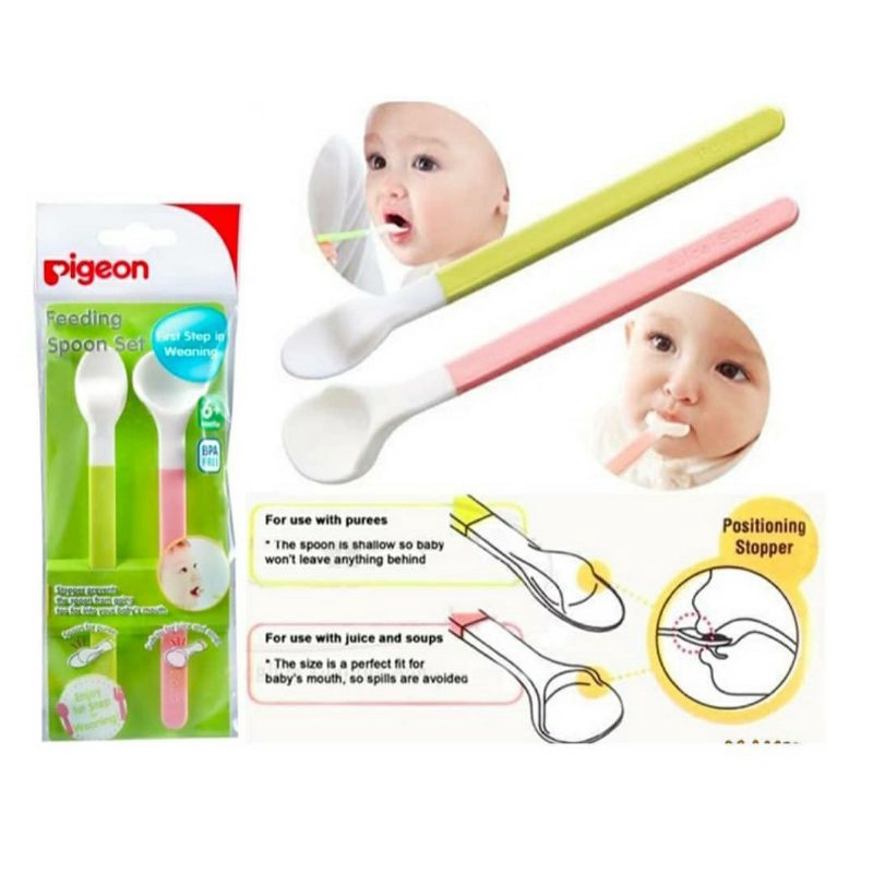 Pigeon Feeding Spoon Set / Sendok Makan Bayi