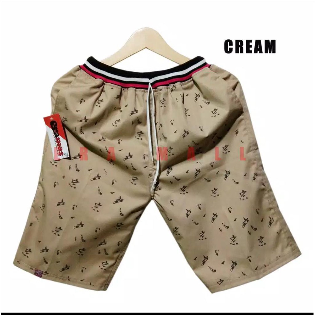 Celana Kolor Pendek  Motif / Celana Chino Pendek pria