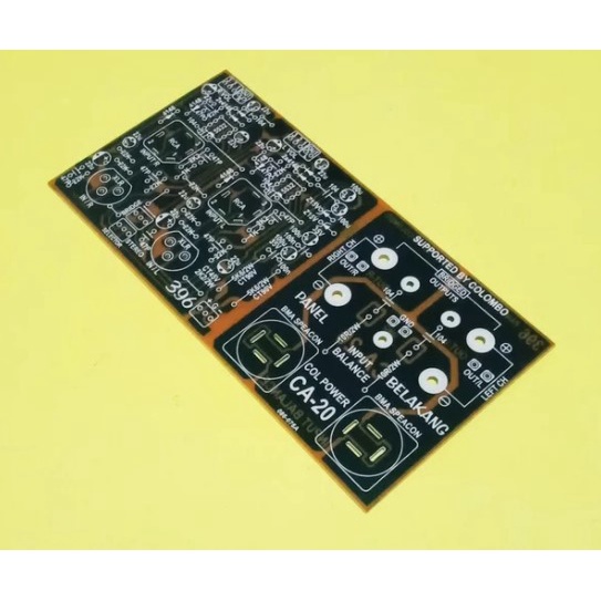 PCB 396 Input Balance Panel Belakang Box CA-20