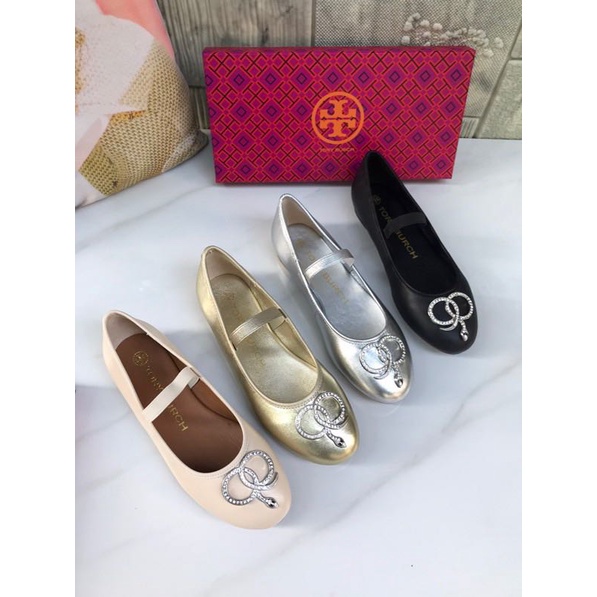 Original Sepatu Wanita TB Baru/Sepatu Balet Tory Burch