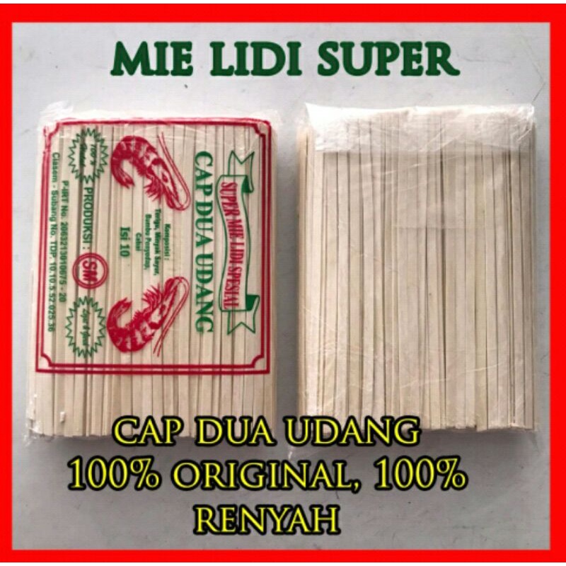 

mie lidi cap dua udang