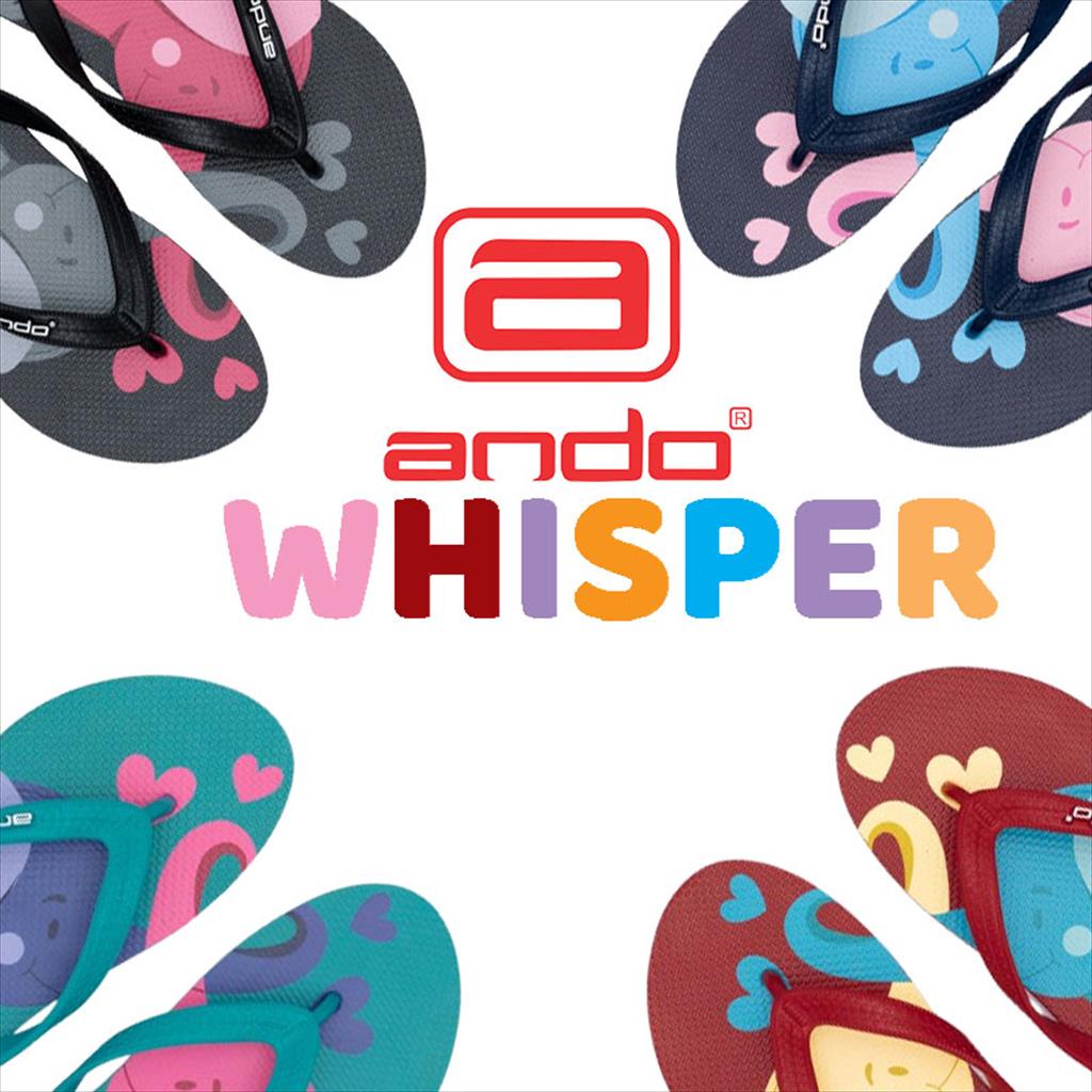 Sandal Jepit Ando Cewek/Sandal Japit Cewek Whisper ORIGINAL