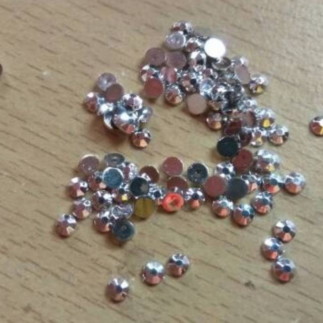 3mm 4mm rhinestone silver special isi+-1000pcs