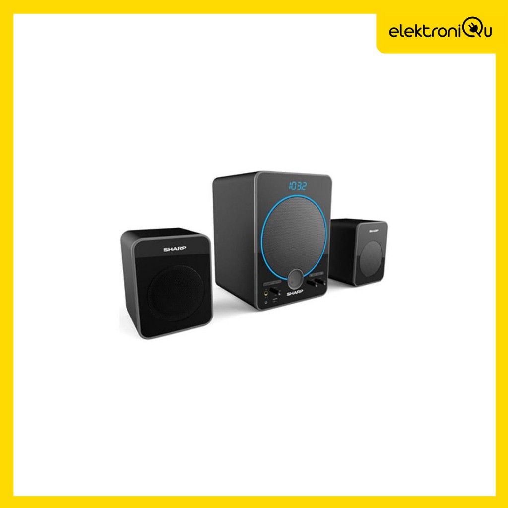 SPEAKER AKTIF SHARP BLUETOOTH CBOX-MAX06UBL / ACTIVE SPEAKER SHARP BLUETOOTH CBOX-MAX06UBL