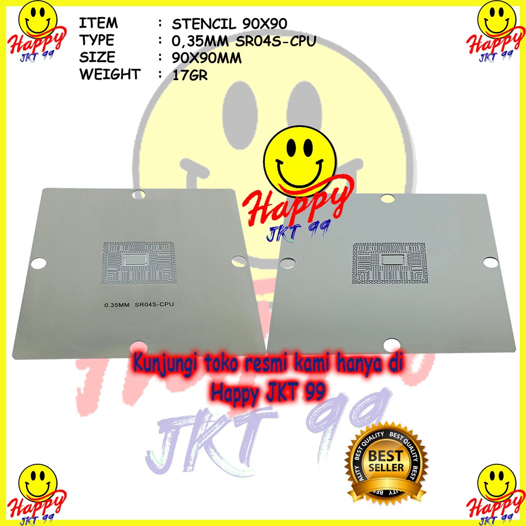 [ HAPPY JKT 99 ] STENCIL 90X90 R04S SR0VA SR13W SR109 SR0CW SR0FB SR08N