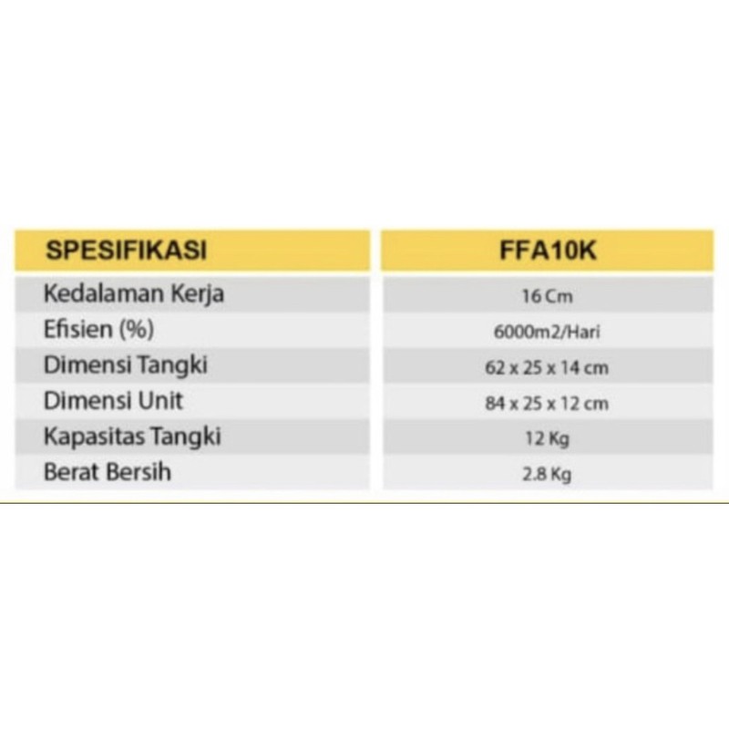 ALAT PEMUPUK MESIN PUPUK FERTILIZER FIRMAN FFA10K / FFA 10K