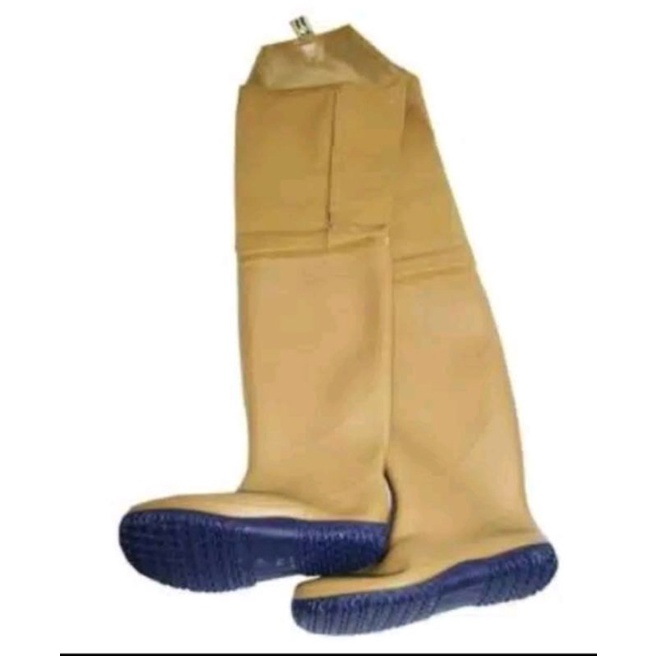 SEPATU BOOT /SEPATU TANI / BOTH / BOTS SAWAH LADANG/KEBUN/KOLAM ANTI KEONG Sepatu Sawah sepatu kerja-COKLAT ALAS NAVI