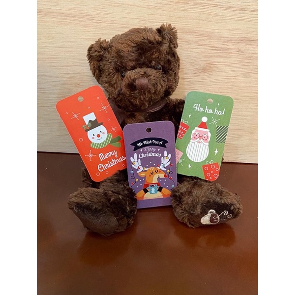 

Label hangtag natal kartu souvenir ucapan merry Christmas
