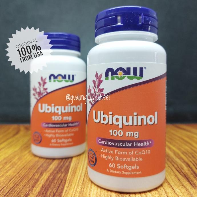 Now Foods Ubiquinol 100 mg 60 Softgels