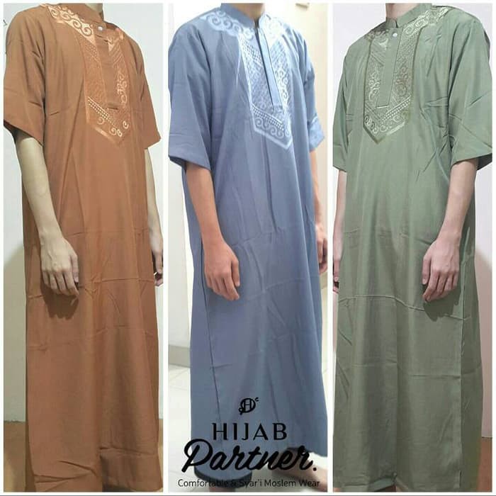 eL Noor baju kokoh pria baju muslim pria edisi lebaran ckk 39 Jubah Ikhwan Al-Jadiid / Gamis P 41XDW