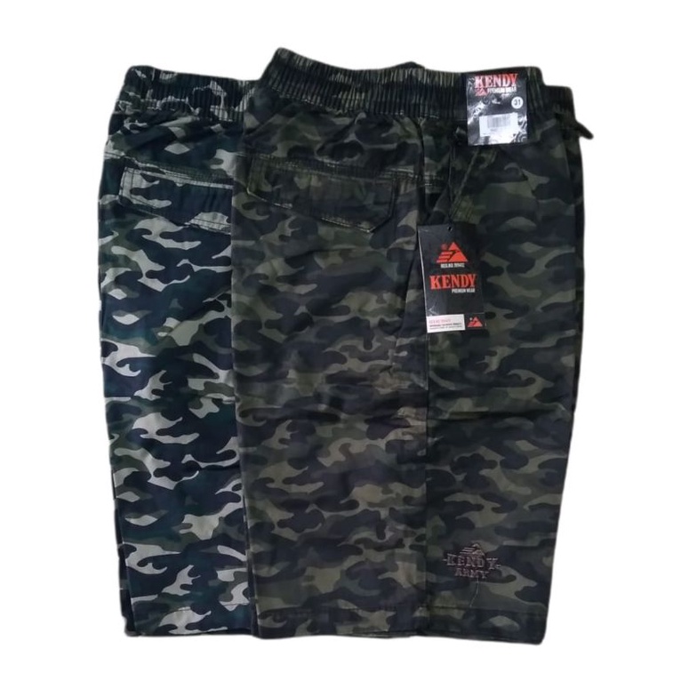 celana kendy loreng pinggang karet/celana loreng/celana casual/celana pendek pria dewasa