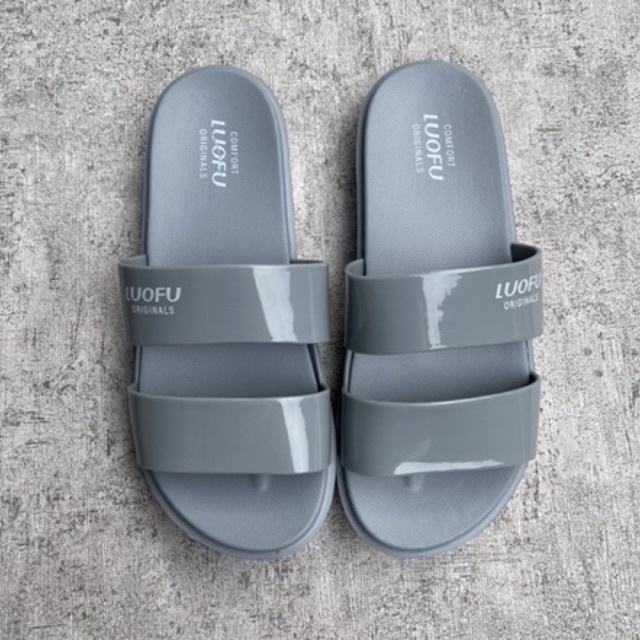 Sandal Selop Dobel Tali Loufu 7199 Doff