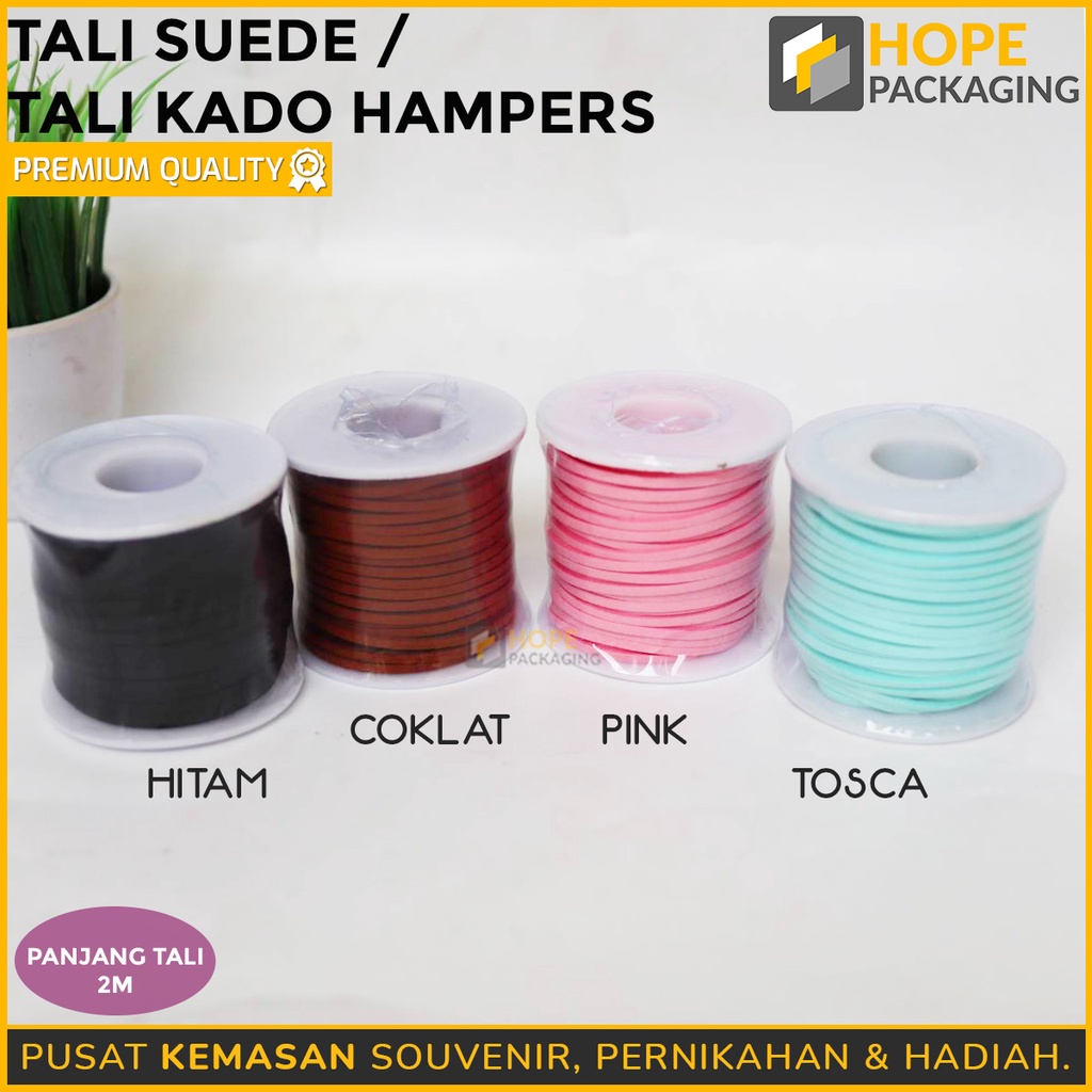 Tali suede / tali kado hampers / pita tali / Pita Imlek Hampers / Pita Kado / Tali Pita Kain / Pita Souvenir