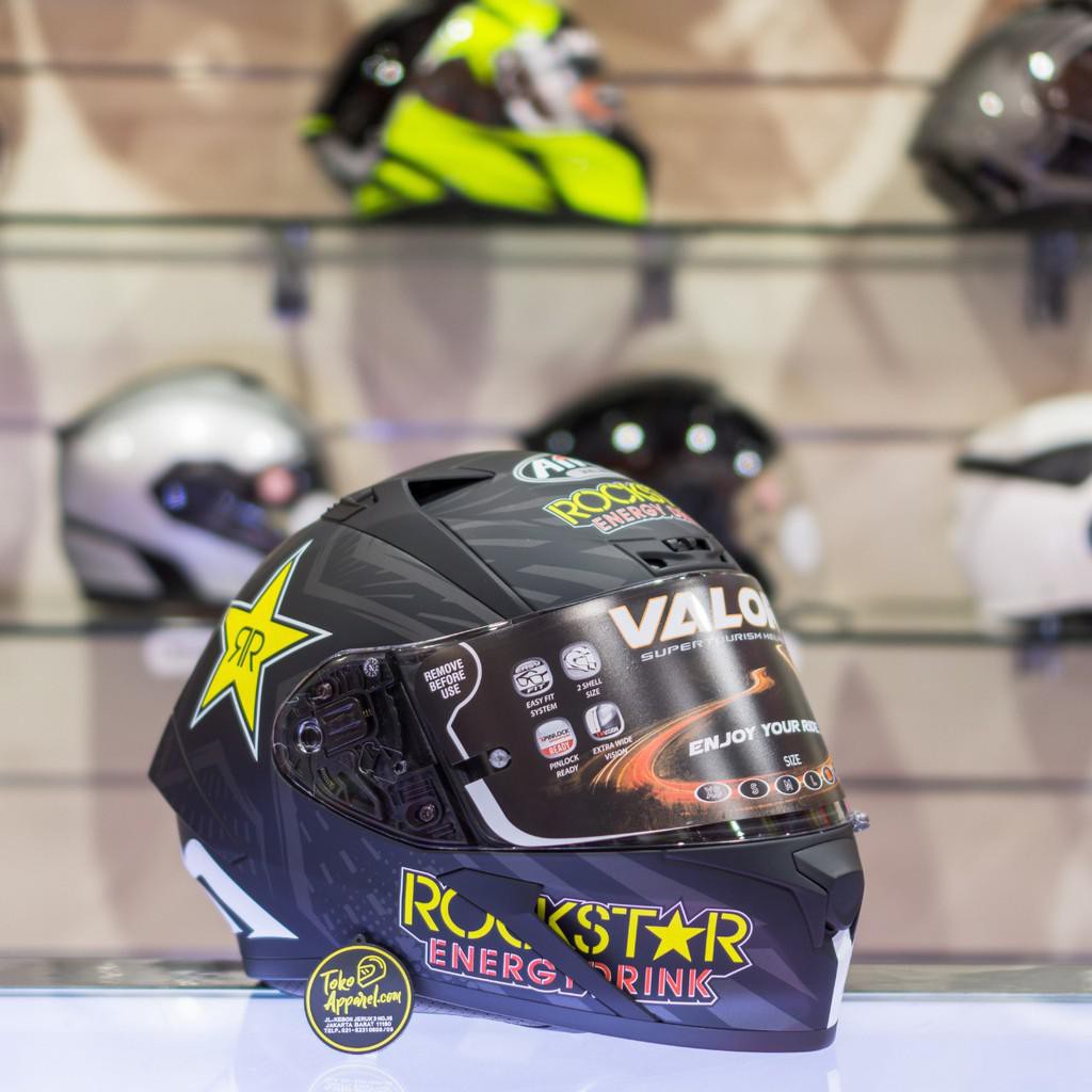 HELM AIROH HELMET - VALOR - ROCKSTAR MATT