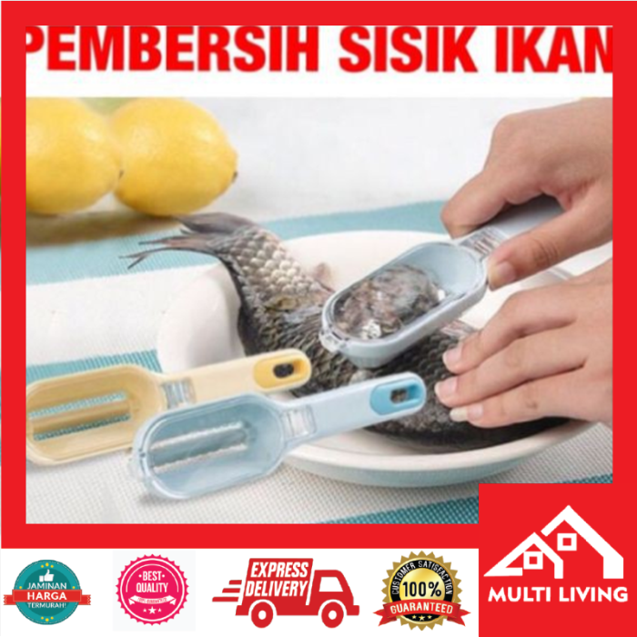 Alat pembersih pengeruk sisik ikan