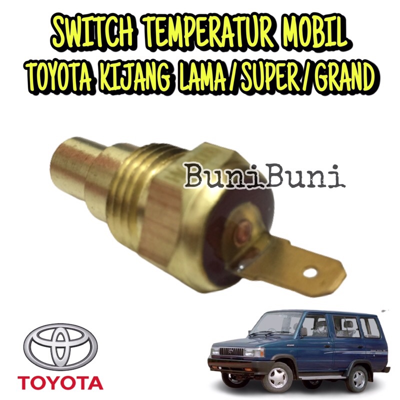 Switch Temperatur / Sensor Suhu Air Panas Mobil Toyota Kijang Lama 4K / Super 5K / Grand 7K Universal