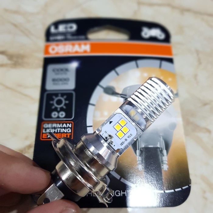 MOTOR-LAMPU- BOHLAM LAMPU DPN OSRAM LED H4 VIXION CB 150 NINJA 150 VERZA MX KING -LAMPU-MOTOR.