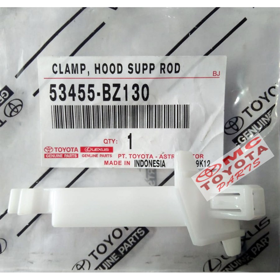 Clip Clamp Hood Stang Kap Mesin New Grand Avanza Xenia 53455-BZ130